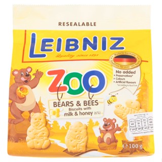 บาวเซ่นไลบ์นีซ 100 ซูแบร์ส แอนด์บีส์ก.BAHLSEN LEIBNIZ ZOOBEARSANDBEE100G.