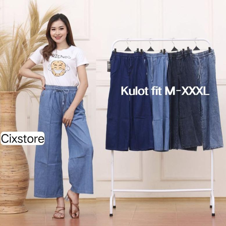 สัปดาห์นี้ [ซื้อ 3 แถม Gold] PLAIN JEANS CULOT PANTS XL และ JUMBO XXXL