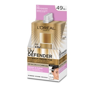 BRIGHT ลอรีอัลยูวีดีเฟนเดอร์ไบรท์เคลียร์5.5มลผลิตภัณฑ์ดูแลผิวหน้าLOREAL DEFENDER UV CLEAR 5.5ML