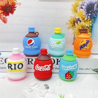 Cooltoy พวงกุญแจรถยนต์ จี้รูปขวดเครื่องดื่ม Pepsi RIO Coca-Cola สําหรับห้อยกระเป๋านักเรียน กระเป๋าเป้สะพายหลัง ของขวัญเด็ก 1 ชิ้น