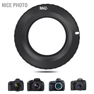 Nice photo M42-EOS/EF Electric Adapter Ring สำหรับเลนส์ M42 สำหรับกล้อง Canon EOS/EF Mount