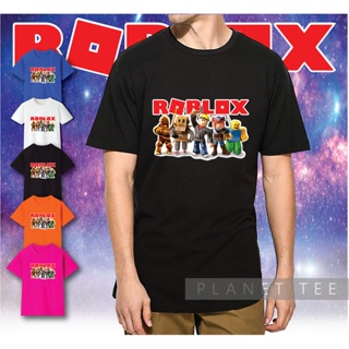 Ready Stock Roblox Gamers Dewasa Cotton เสื้อยืด Baju เกมวันเกิด_02