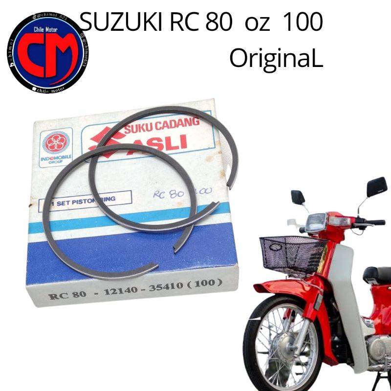 แหวนลูกสูบ Suzuki RC 80 Rc80 ขนาด 100 เดิม