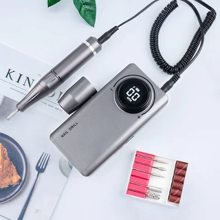 ‼️พร้อมส่ง เครื่องเจียรเล็บ ตะไบไฟฟ้า 35000 RPM เครื่องเจียเล็บ มีแบตเตอรี่ในตัว อุปกรณ์ทำเล็บ