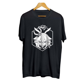 T-shirt Japanese game YAE SAKURA CHIBI - HONKAI IMPACT 100% cotton combed 30s_02