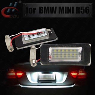 โคมไฟติดป้ายทะเบียนรถยนต์ LED 2 ดวง สําหรับ BMW MINI R56