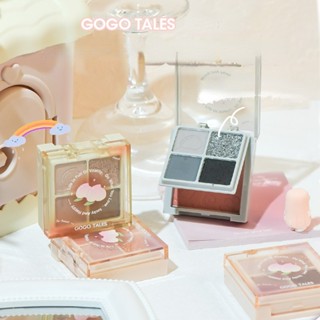 Gogo TALES อายแชโดว์บลัชออน All-in-one ขนาดเล็ก แบบพกพา สําหรับเด็กผู้หญิง