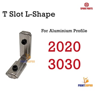 T Slot L-Shape 2020 3030 Series Aluminum Profile Interior Corner Connector Joint Bracket with screw สำหรับงานอลูมิเนี...