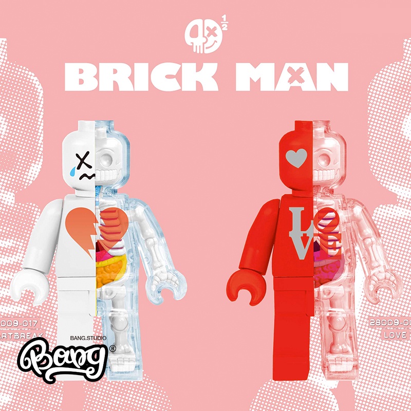 ✨Ins [Bang] ตุ๊กตาเลโก้คู่รัก 4D Master Brick Man Anatomy