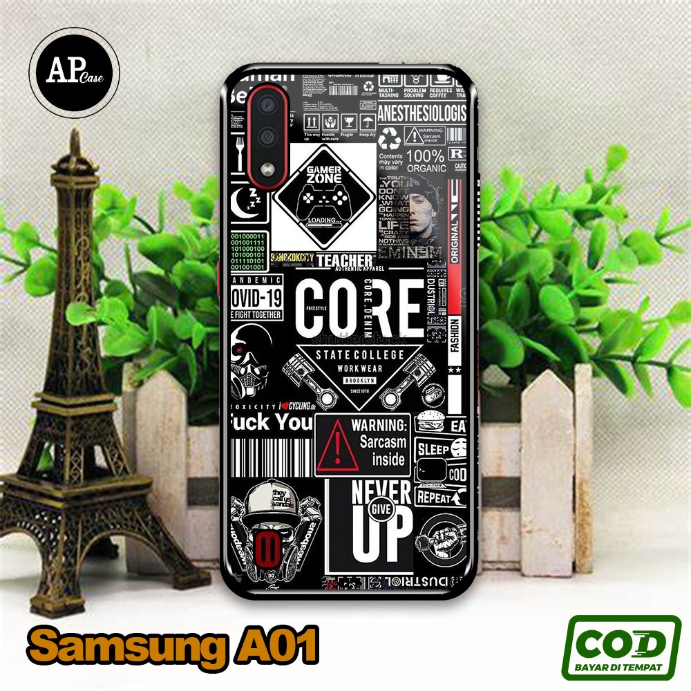 เคส HP SAMSUNG GALAXY A01 - เคส SAMSUNG GALAXY A01 ล่าสุด เคส Ap 018 เคสโทรศัพท์ SAMSUNG GALAXY A01 