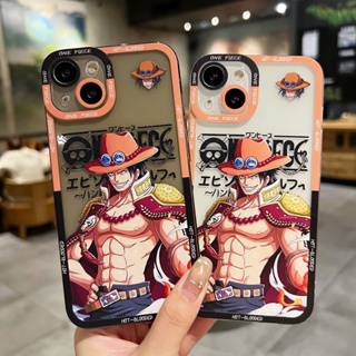 Anime One Piece ACE Phone Case For IPhone 15 14 13 12 11 Pro Max X XS XR 7 8 Plus Silicone TPU Soft Cover