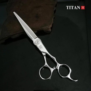 ส่งตรงจากบริษัทผู้ผลิต TITAN ช่างทำผมกรรไกร Hairdressing ผลิตภัณฑ์ Professional Hairdressing กรรไกรตัดผมเครื่องมือ Salon