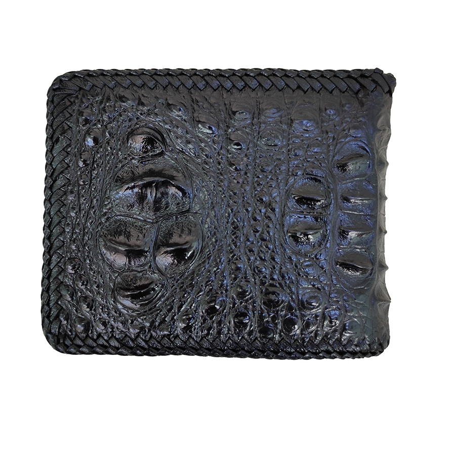 Ha Nam กระเป๋าสตางค์ผู้ชายหนังจระเข้แท้คุณภาพสูง VDCS2025