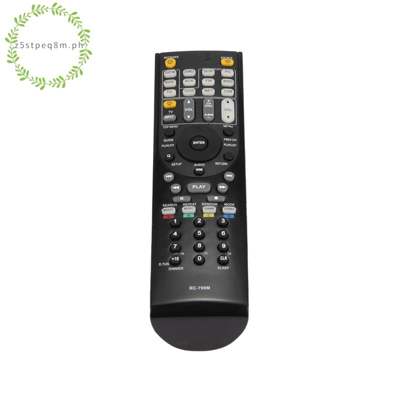 รีโมทคอนโทรลสําหรับ Onkyo RC-799M HT-R391 HT-R558 HT-R590 HT-R591 HT-S5500 RC-834M RC-737M RC-812M R