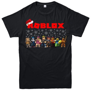 Qiuy5 {พร้อมส่ง เสื้อยืดแขนสั้นลําลอง ผ้าฝ้าย 100% พิมพ์ลาย Roblox Roblox Gamers พลัสไซซ์ ของขวัญวันเกิด สําหรับผู้_02