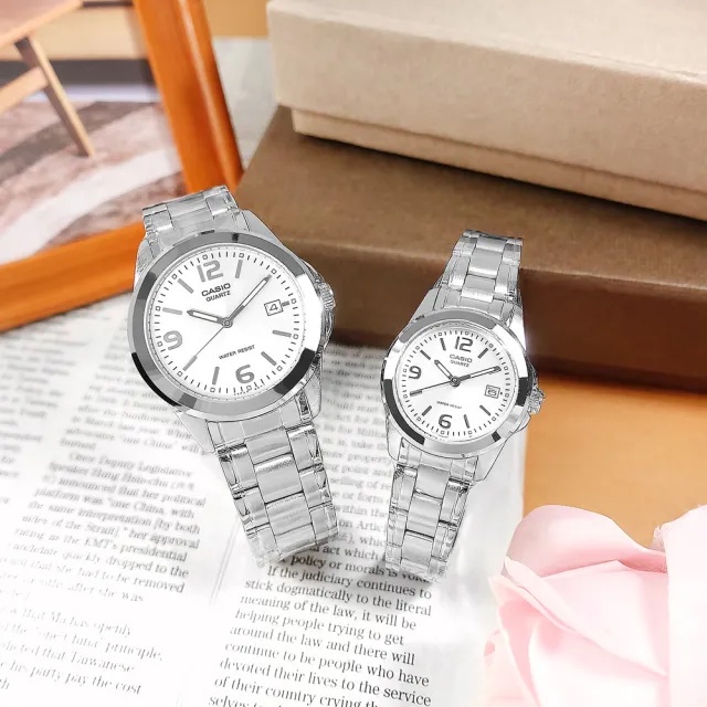 🔥🔥ส่งเร็วCasio นาฬิกาคู่รัก ชาย-หญิง รุ่น MTP-1215A-7A , LTP-1215A-7A สายสแตนเลส รุ่นขายดี - มั่นใจ ของแท้ 100% ประกัน