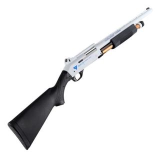 Belig M500 Laifu ปืนลูกซองสเปรย์ไนลอนเปลือกโลหะโยนของเล่นเด็กจำลอง CS กินไก่ Soft Bullet Gun