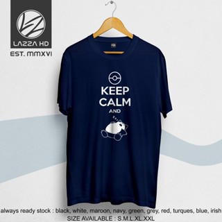 Pokemon SNORLAX Distro T-Shirt KEEP CALM AND SLEEP_07