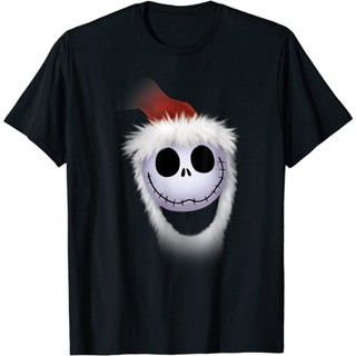 Disney Nightmare Before Christmas Santa Jack Cotton T-shirt for Men and Women Tee Shirts Adults Tshi_03