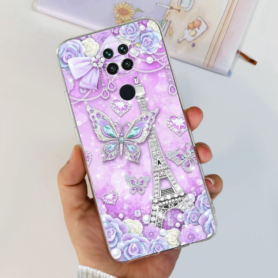 Xiaomi Redmi Note 9 9S Note9 Pro Max 9Pro เคสโทรศัพท์ซิลิโคน TPU แบบนิ่ม ลายแมวไดโนเสาร์น่ารัก
