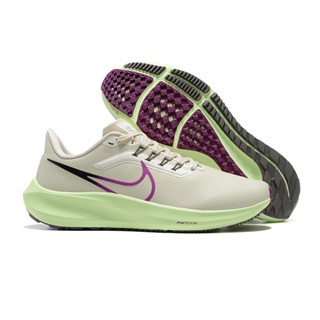 Nike Moonshot Zoom Cushion Shock Absorbing Pegasus 39 Running Shoes Sneakers Beige purple 40-45