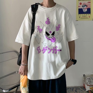 ใส่ที่ shopee อะนิเมะ Digimon พิมพ์เสื้อยืดขนาดใหญ่หลวมเสื้อยืดสำหรับเด็กหญิงและเด็กชาย W198_01