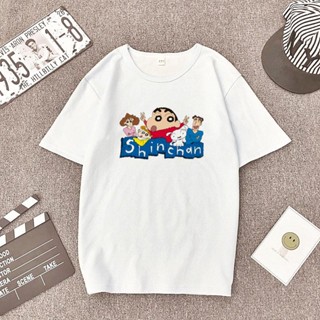 POPCLOSET SHINCHAN CRAYON SHIN CHAN T SHIRT WOMEN MEN COTTON CUTE BAJU T SHIRT PEREMPUAN LELAKI LENGAN PENDEK TSHIR_12