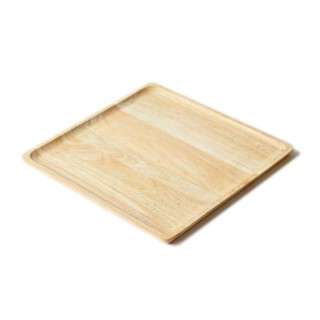 ถาดเหลี่ยม นิ้ว 12x12 ขนาด คละสีWooden SquareTray 12X12"