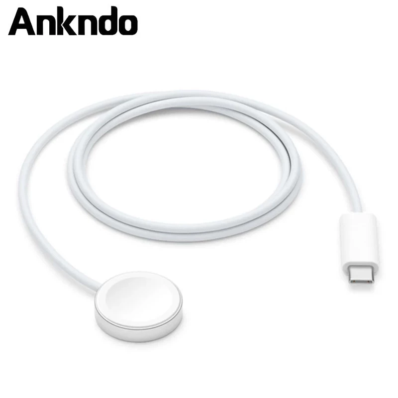 Ankndo 2 in 1 ที่ชาร์จไร้สาย Type C สําหรับ i(Watch) 7 SE 6 5 4 3 2 Series 45/44/42 มม. 41 มม. 40 มม. USB Type-C