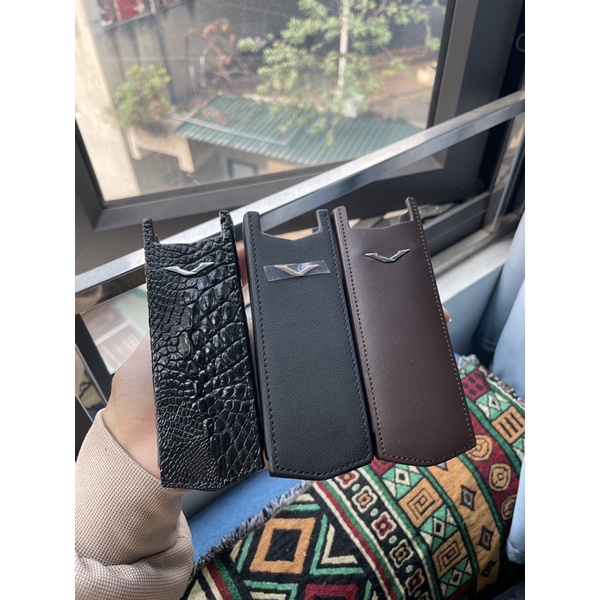 เคส vertu หนังแท้***