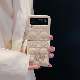 เคสมือถือ แบบหนัง ฝาพับ กันกระแทก สําหรับ Samsung zflip4 5G zflip3