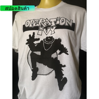 เสื้อวงนำเข้า Operation Ivy Rancid Tim Armstrong Transplants Ska Punk Rock Style Vitage T-Shirt Gildan