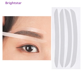 Brightstar ใหม่ สติกเกอร์ลายฉลุ แบบใช้แล้วทิ้ง สําหรับตกแต่งคิ้ว แต่งหน้า 5 คู่