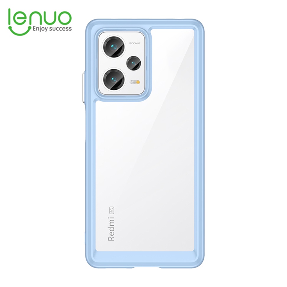 เคสโทรศัพท์มือถือ PC TPU แบบใส กันกระแทก สําหรับ Redmi Note 12 Pro Plus 12S 11 Pro 11S 12 Turbo 4G 5G - รูปที่ 7