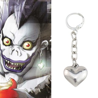 ต่างหูระย้า จี้รูปการ์ตูนอนิเมะ Death Note Ryuk สีเงิน เครื่องประดับ แฟชั่นสําหรับผู้หญิง และผู้ชาย