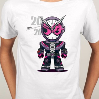 ราคาต่ำสุด!!ஐKamen Rider Zi-o Build Ex-Aid Fourze Faiz Wizard Henshin Gaim Cal Short Sleeve O-Neck T-Shirt Men Cott_01