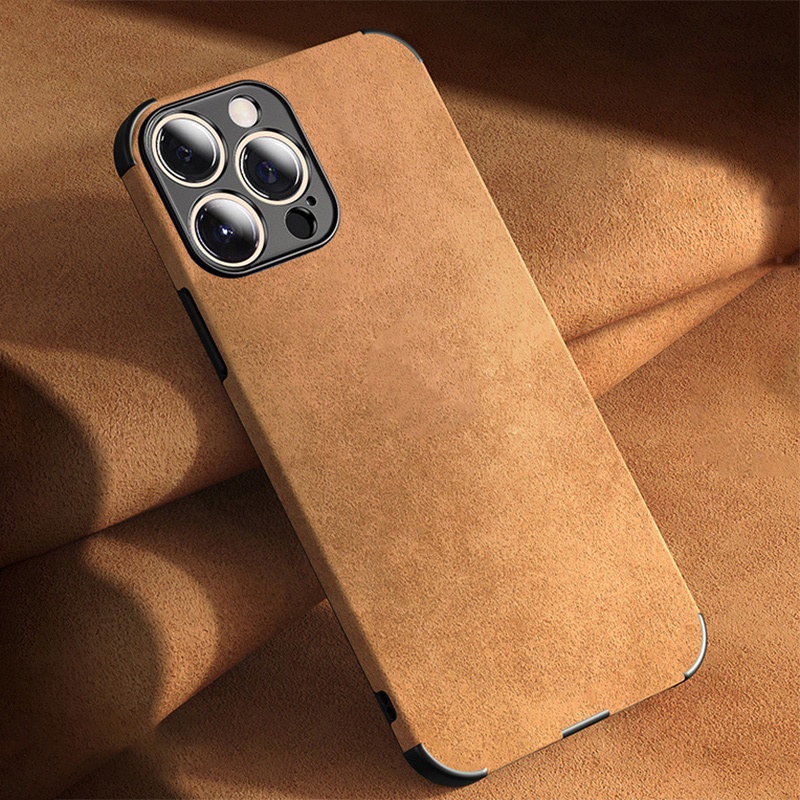 หรูหรา Lambskinหนังเคสโทรศัพท์สําหรับiPhone 15 16 Pro Max 14 13 12 Pro Max 11 14 Plus XS Max XR X 7 8 Plus 13 Pro Max 15 Plus 14 Pro Max 15 Pro Maxกันกระแทกนุ่มกลับ เคส