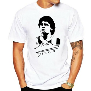 ใหม่ เสื้อยืดลําลอง แขนสั้น พิมพ์ลาย MAGLIA DIEGO ARDO MARADONA NAPOLI CALCIO VINTAGE ANNI Football Cool Casual pride A1