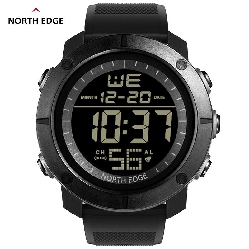 North EDGE TANK นาฬิกาข้อมือดิจิทัล กันน้ํา 50 เมตร สําหรับผู้ชาย