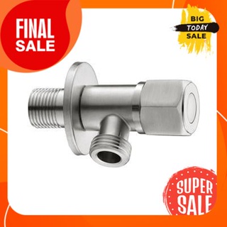 สต๊อปวาล์ว 1 ทาง KASSA รุ่น KS-5007 สีสเตนเลส1-way stop valve, model KS-5007, stainless color