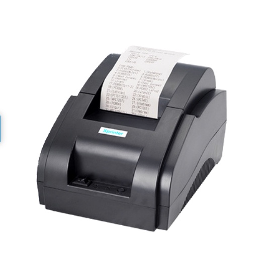 XPrinter Bluetooth/USB 58 มม.ความร้อนเงินสดใบเสร็จรับเงิน Pos เครื่องพิมพ์ขนาดเล็กแบบมีสาย/ไร้สาย XP