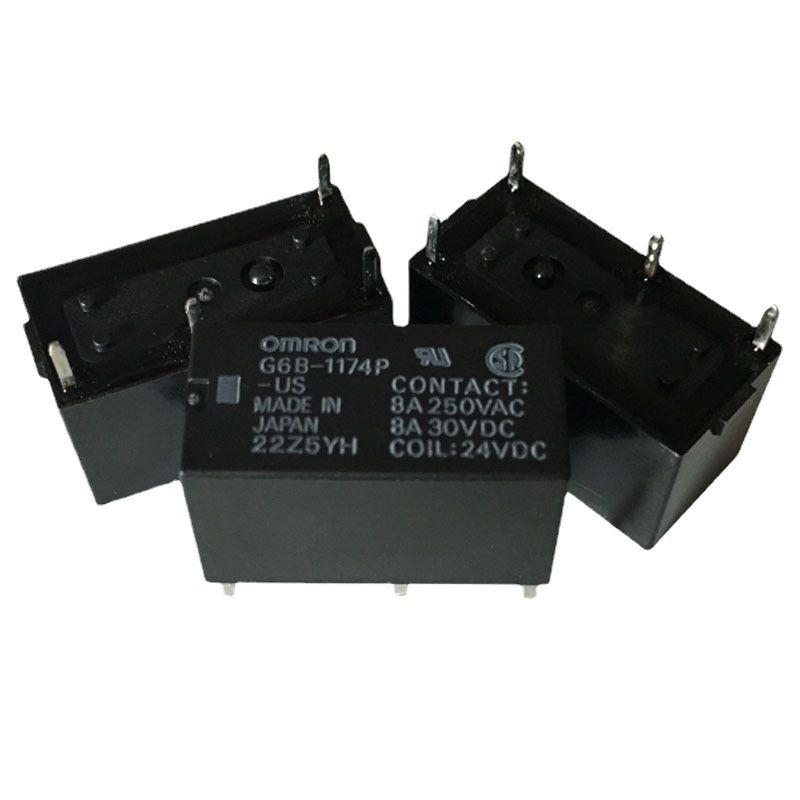 รีเลย์ 0m R0n แท้ G6B-1174P-US-24VDC G6B-1174 5V 12V 8ขา