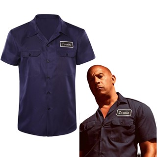 ชุดคอสเพลย์ เสื้อยืด พิมพ์ลาย Dominic Toretto เหมาะกับปาร์ตี้ฮาโลวีน