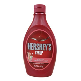 เฮอชี่ส์ไซรัปขวด S สตรอเบอร์รี่ 623ก.HERSHEYSTRAWBERRY SYRUP BOTTLE623G.