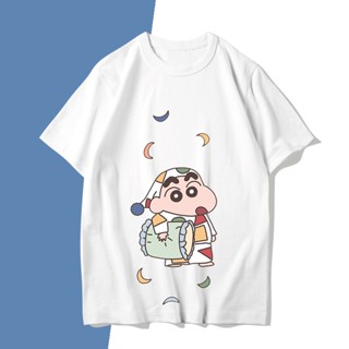 Crayon Shin-Chan Joint Short-sleeved Mens T-shirt Cute Summer Popular Couple Costume Anime_12