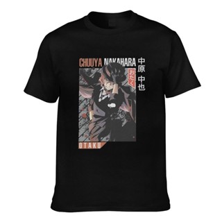 Bungo Stray Dogs Dazai Osamu Nakahara Chuuya Mens Short Sleeve T-Shirt_02