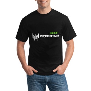 เสื้อยืดลําลอง พิมพ์ลาย Acer Predator Gaming Nvidia Msi Intel Amd สําหรับผู้ชาย