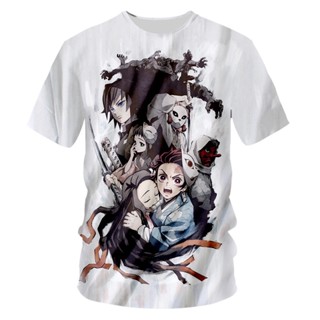 New Funny Demon Slayer T Shirt 3D Kids Blade of Ghost T-shirt Kimetsu No Yaiba Anime Demon Blade Cool T shirt men c_08