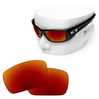 Oowlit เลนส์กระจกโพลาไรซ์ สีแดง แบบเปลี่ยน สําหรับแว่นตากันแดด Oakley Fuel Cell EQEN