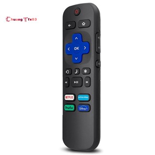 รีโมตทีวี แบบเปลี่ยน สําหรับ TCL Roku Hisense Roku Sharp Roku TV TV Netflix Hulu